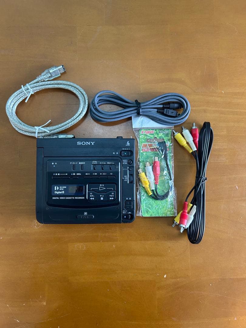 動作未確認】SONY GV-D200 8mmビデオデッキ ＋IEEE1394等 - メルカリ