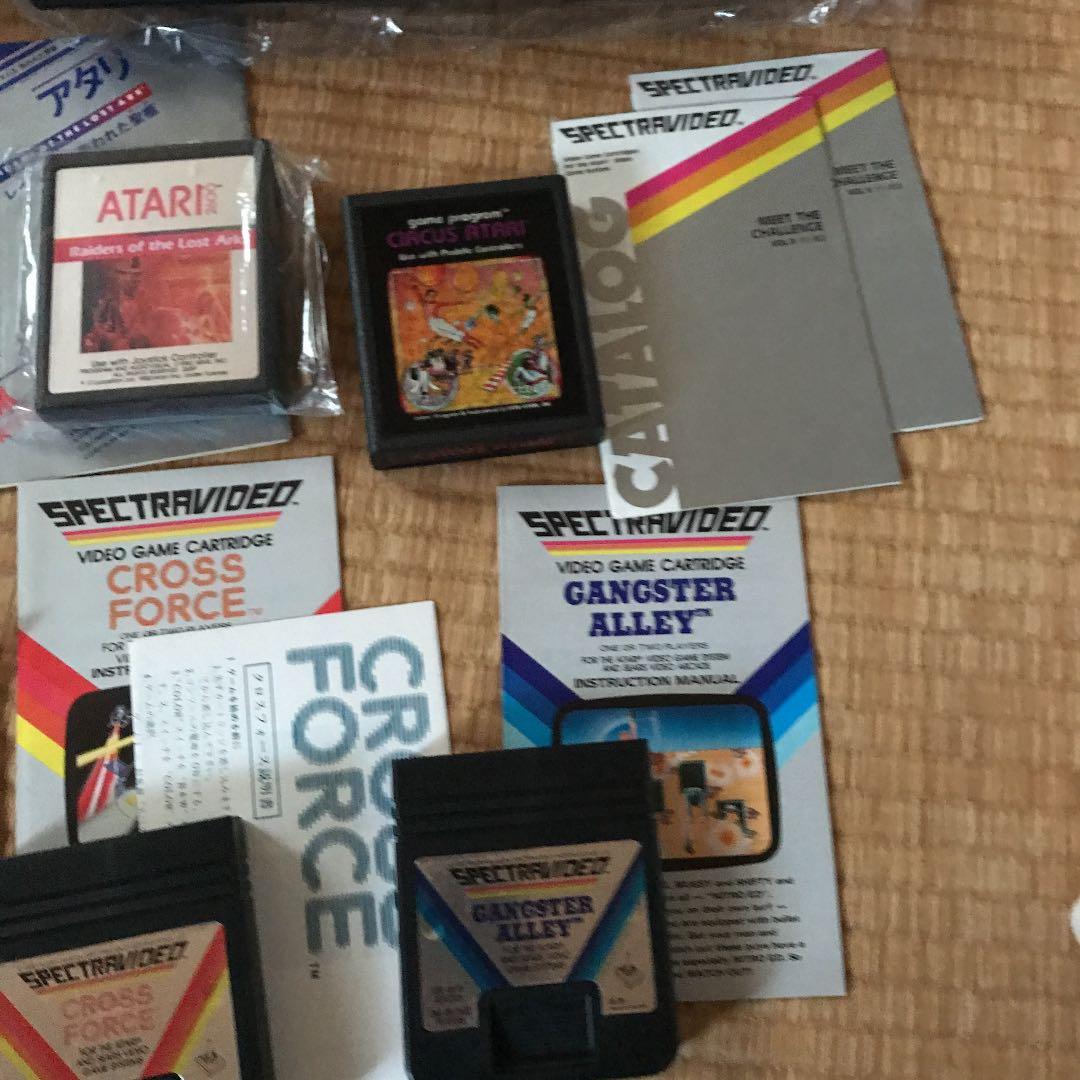 (実家整理中・準備中)ATARI2800本体＋ソフト9本　本体箱以外は美品