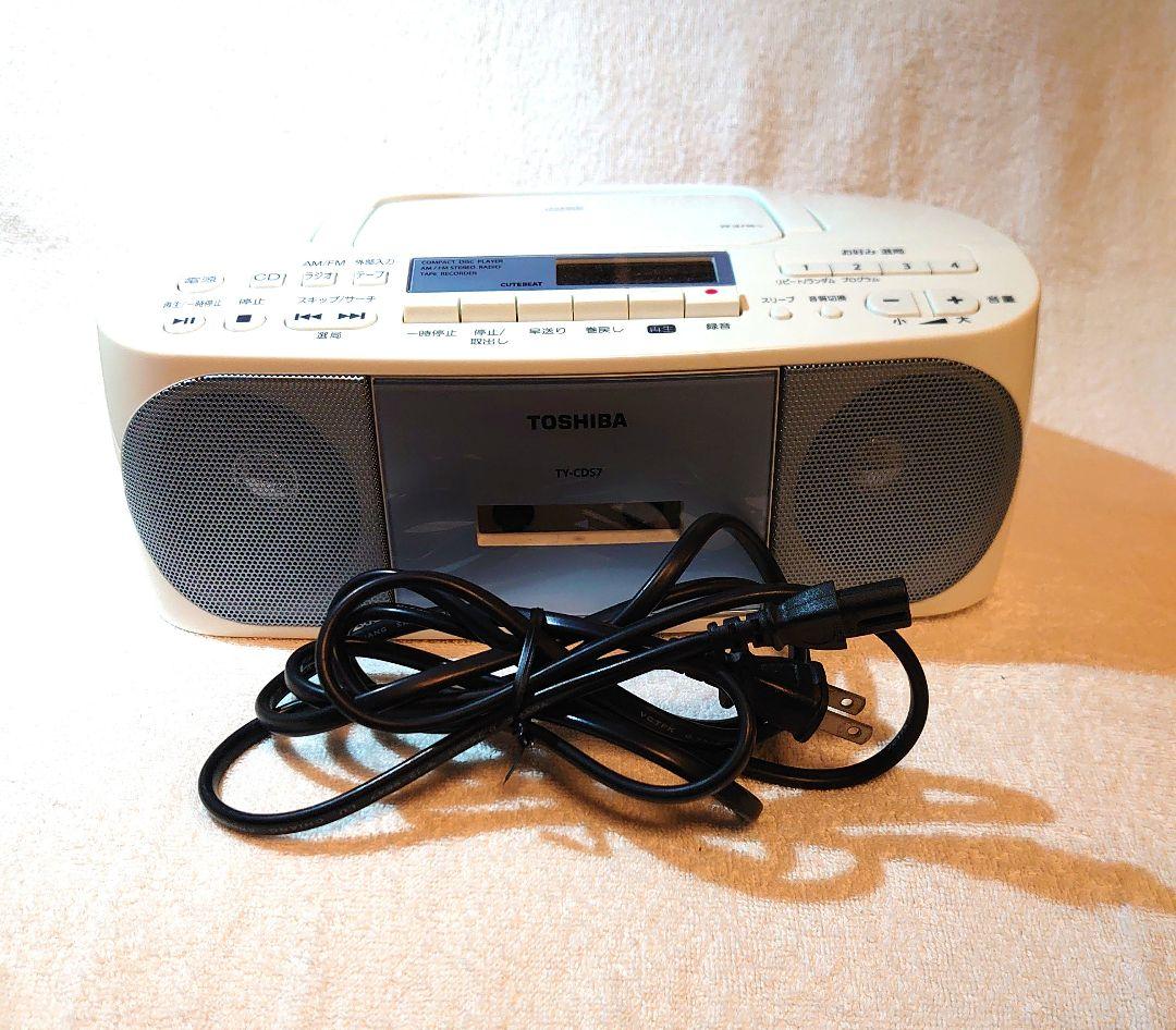 TOSHIBA CDラジオカセットレコーダーTY-CDS7 - メルカリ