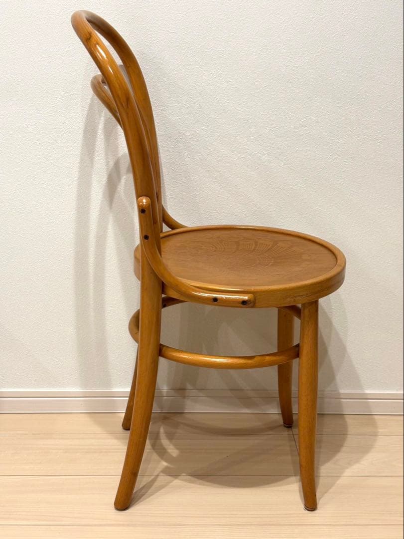 秋田木工 ダイニングチェア 軽量 曲木 ブナ 2脚セット