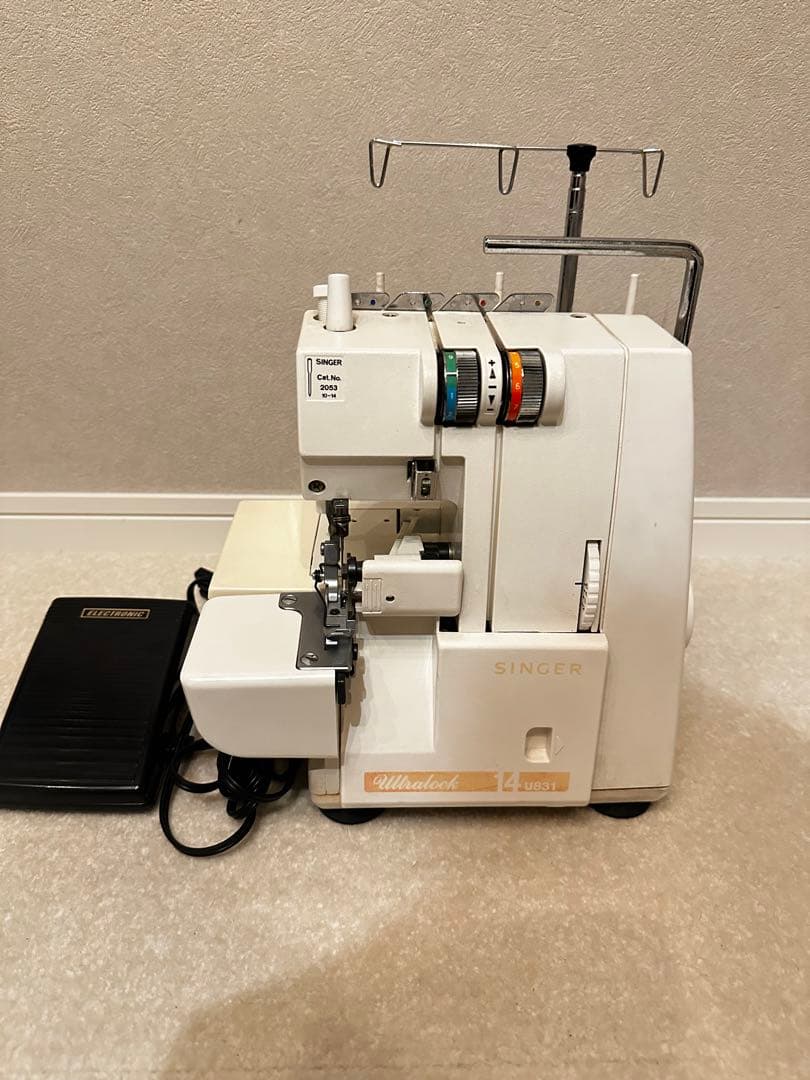 SINGER ミシン 14U831 2本糸 縁かがりミシン シンガー Amazon | シンガー(SINGER) ロックミシン 2本針4本糸かがりミシン (差