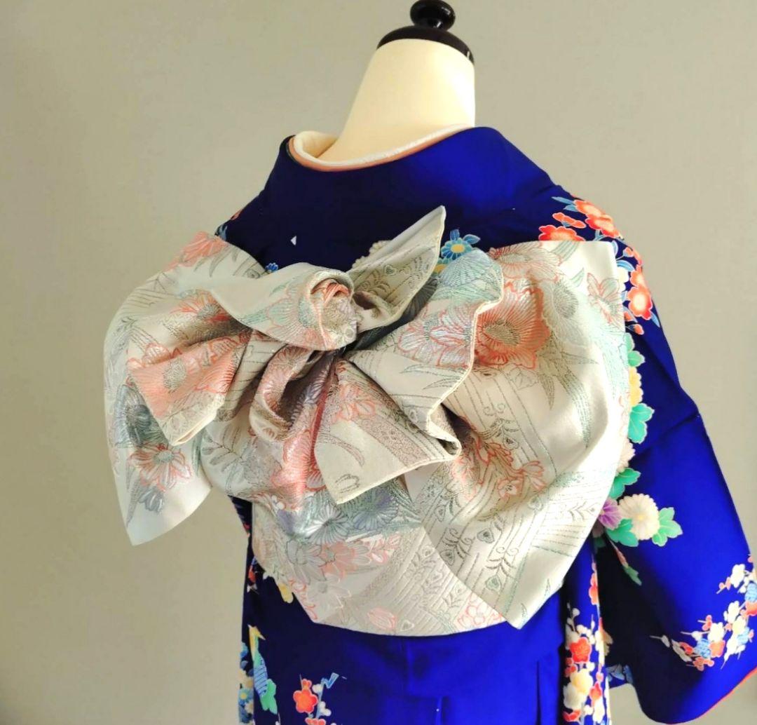 一部式　振袖用作り帯　九百プラチナ　十三参りにも　作り帯付け帯　胴巻き～95㎝ 2026年最新】13参り作り帯の人気アイテム - メルカリ