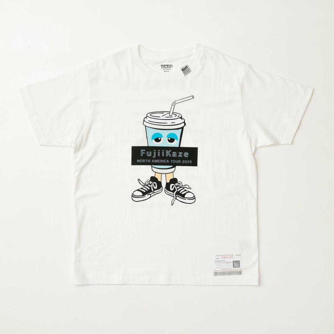 新品未開封】Fujii Kaze ドリンクTシャツ ホワイト XXL 藤井風 - メルカリ