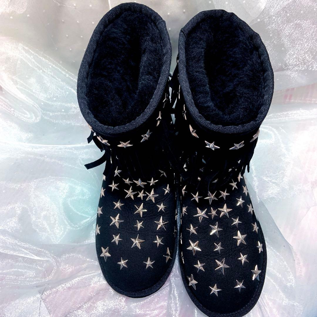 UGG×JIMMY CHOO コラボ星スタッズムートンブーツ アグ ジミーチュウ