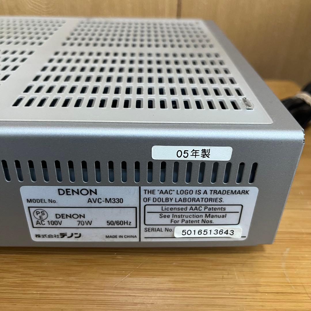 デノン ホームシアターシステム DHT-M330 木目 AVC-M330 廃盤品 - メルカリ