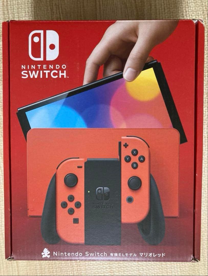 Nintendo Switch マリオレッド　本体 Joy-Con付き Amazon.co.jp: Nintendo Switch(有機ELモデル) マリオレッド : ゲーム