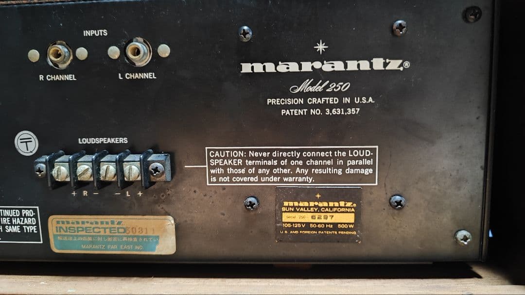 K*a様 marantz model 250 パワーアンプ 通電確認 - メルカリ