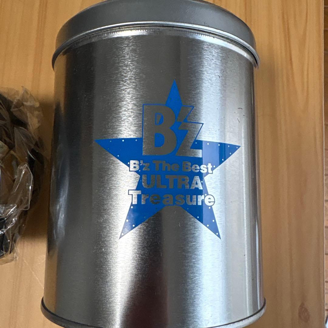 非売品）B'z 二十周年記念の 缶とTシャツ Mサイズ ブラッ