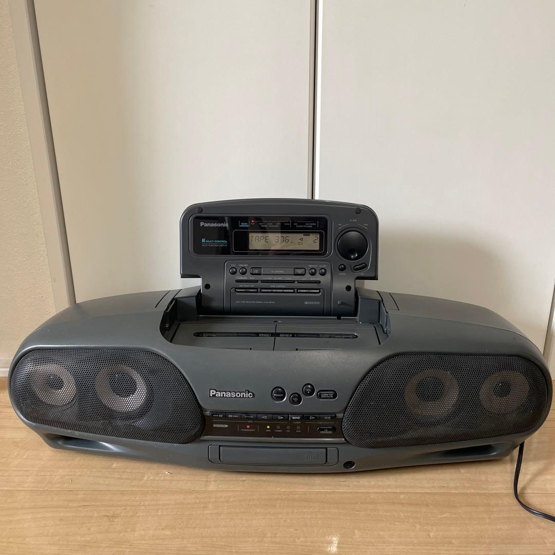 パナソニック コブラトップ搭載 CDラジカセ RX-DT75 ジャンクにて