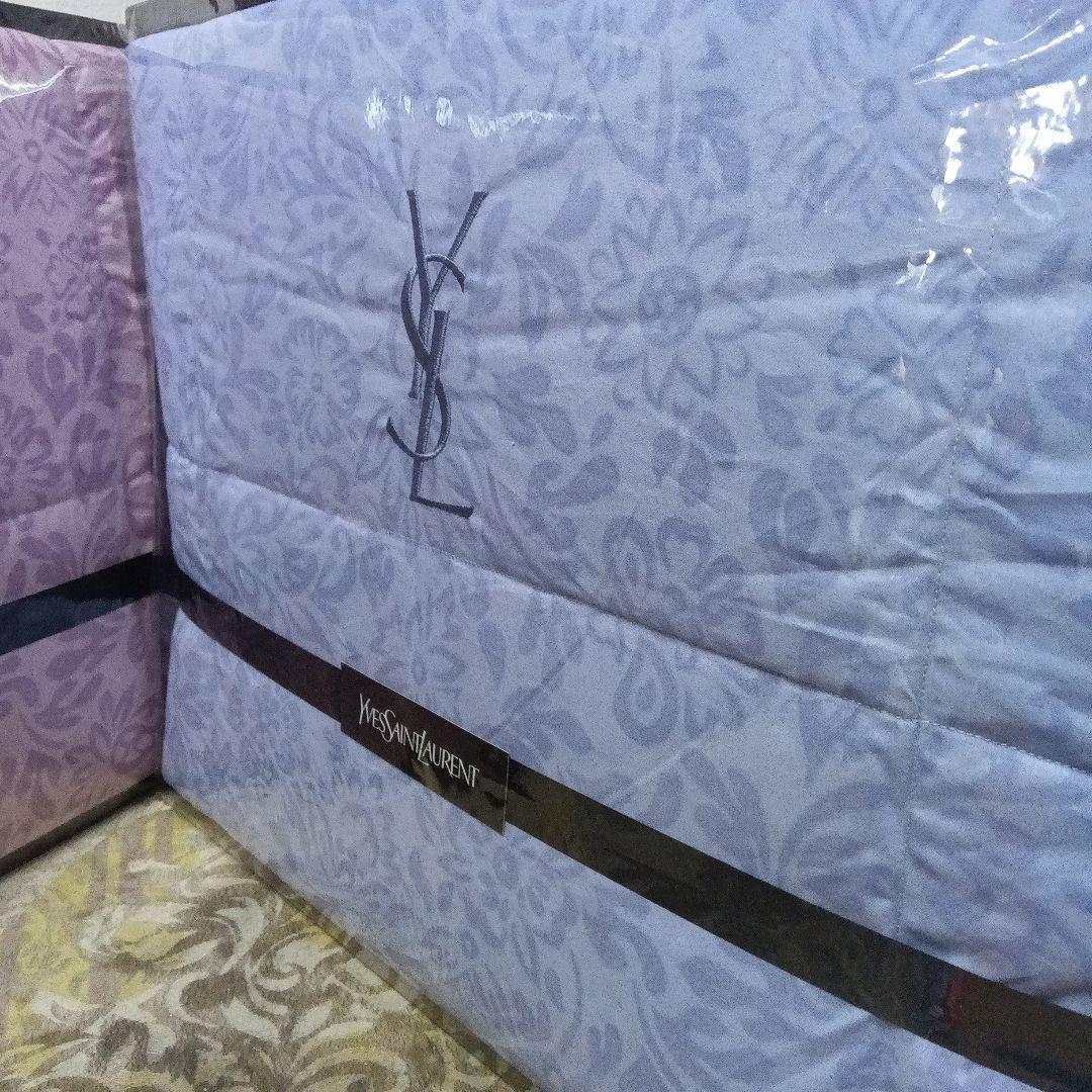 サンローラン羽毛肌掛布団 ペア2枚