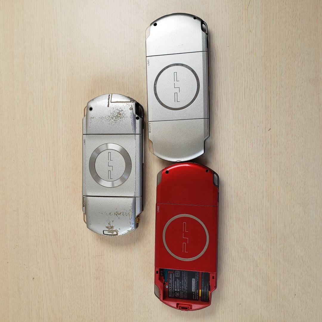 ジャンク】PSP本体 3台セット+ UMDソフト付き - メルカリ