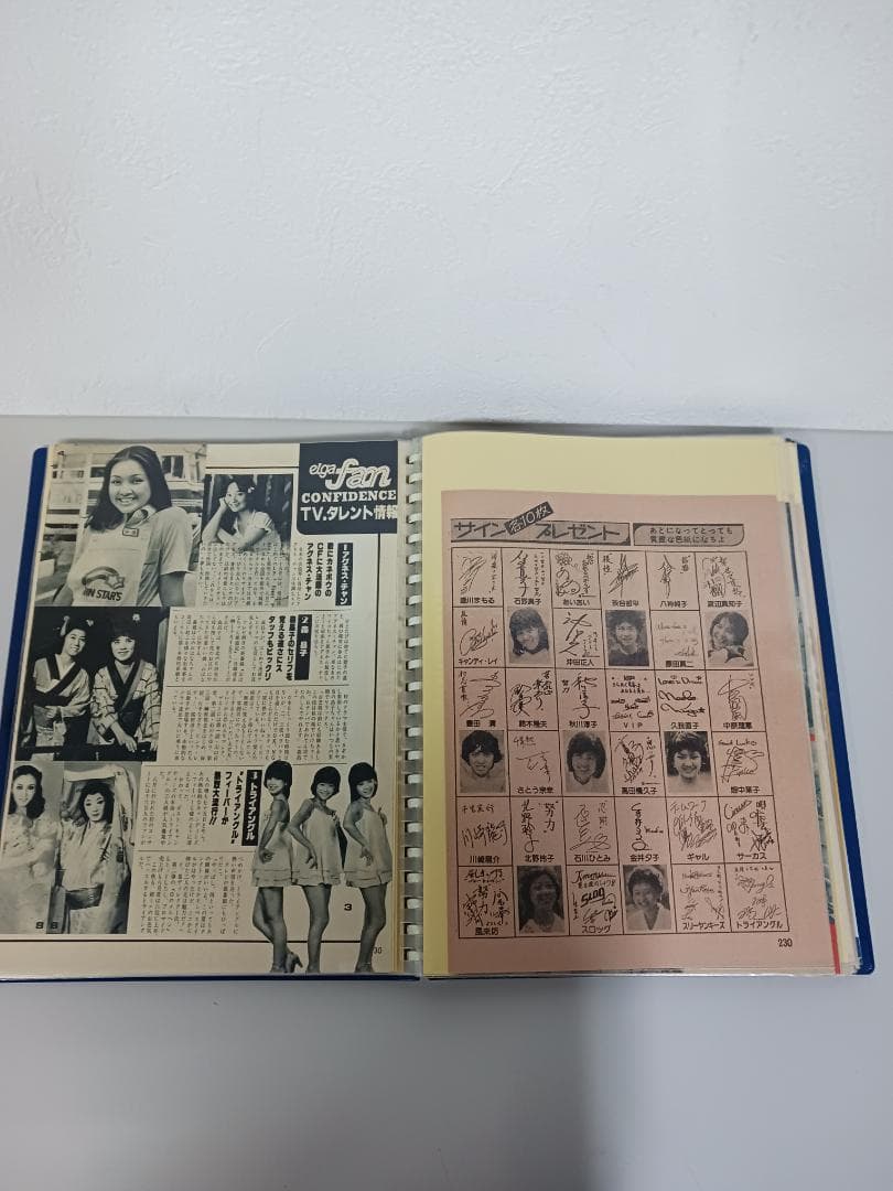 キャンディーズ妹分 トライアングル 雑誌 切り取り集 2冊セット A13