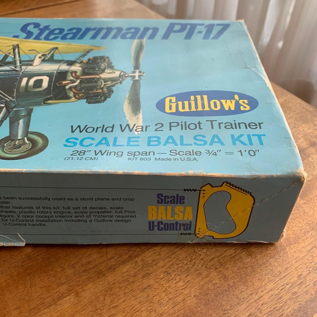 ゴム動力飛行機 Stearman PT-17 Guillow's - メルカリ