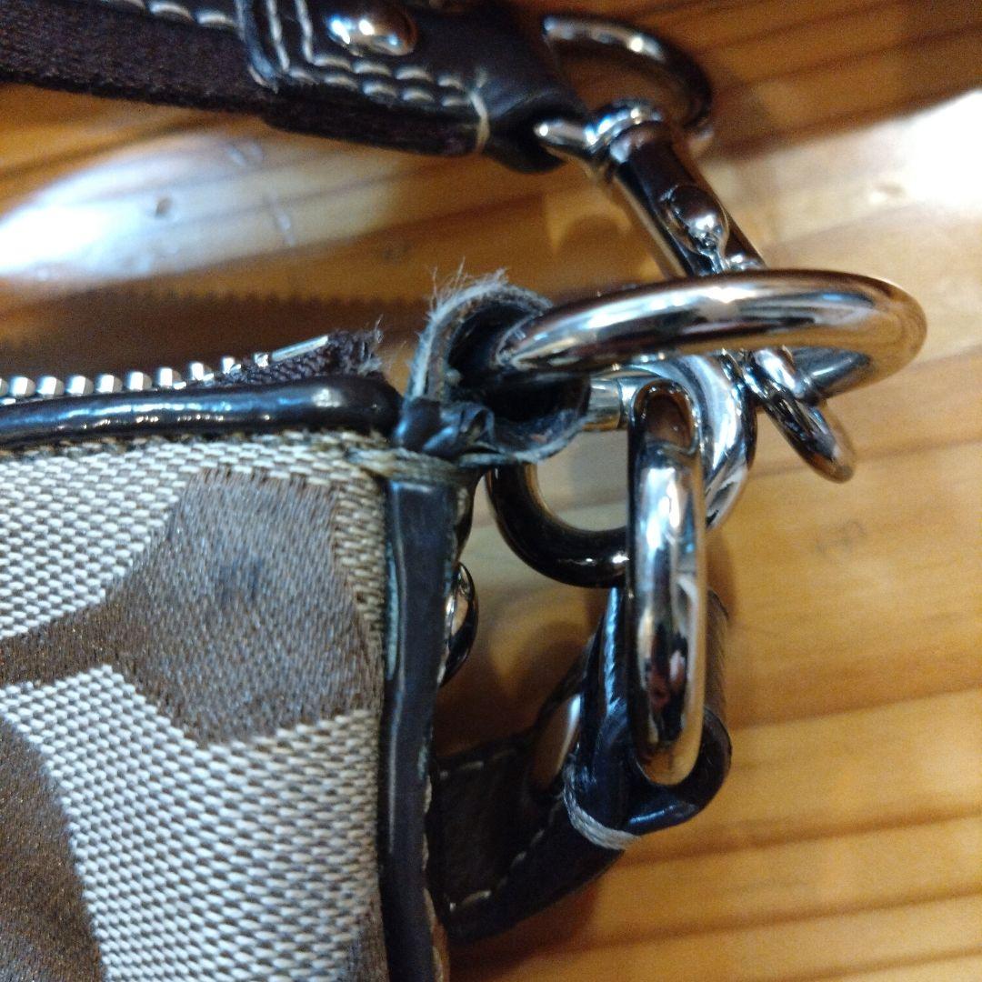 COACH ショルダーバッグ2WAY ベージュ/ブラウン ハワイアウトレット