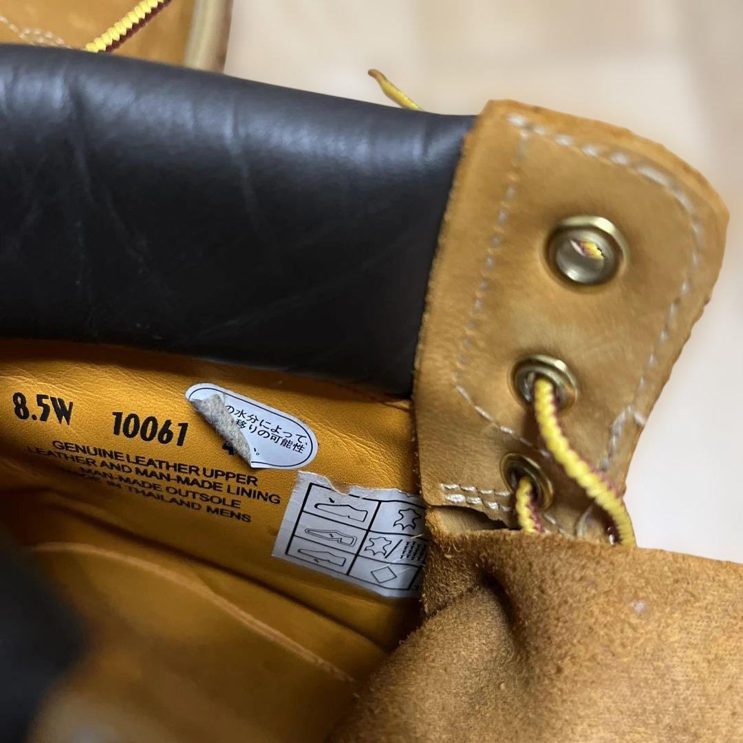 Timberland ベージュ スエード ハイカットブーツ　8.5W