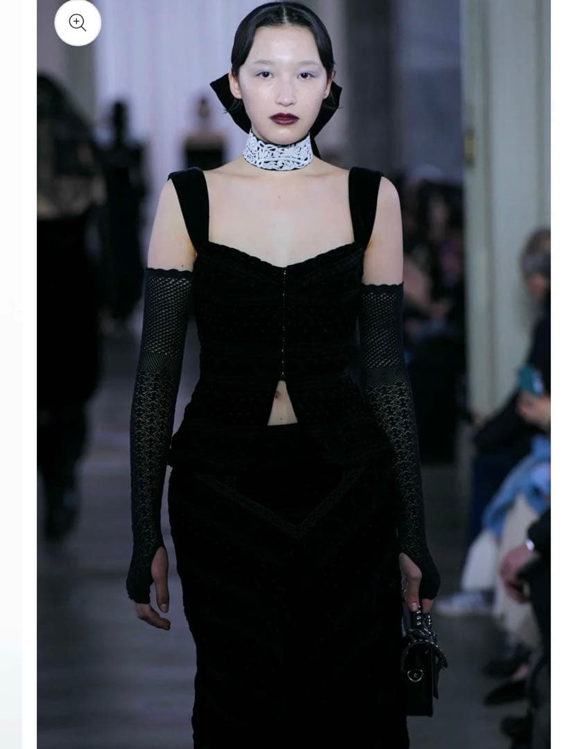 最終値下げfetico LACE FINGERLESS GLOVES BLACK - メルカリ