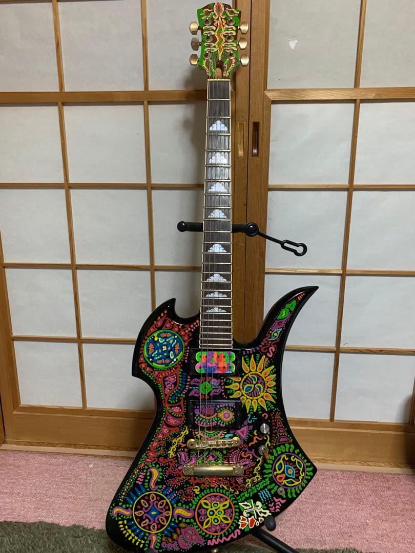 フェルナンデス hide MG120x サイケ ギター - メルカリ