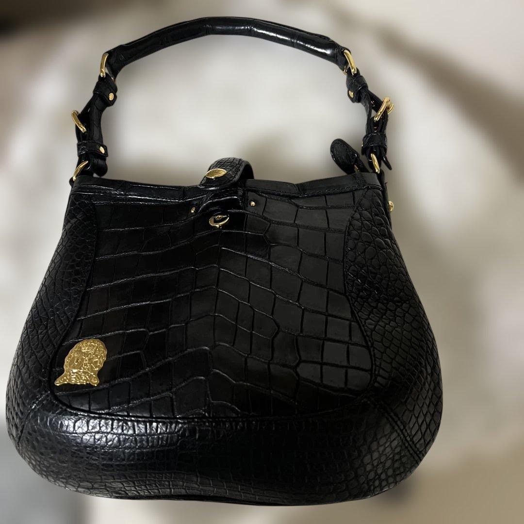 ADMJ マットクロコダイル革　バッグ 日本製 クロコダイル マット トートバッグ レディース 軽い 底鋲 自立
