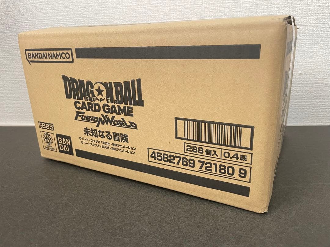 ドラゴンボール　フュージョンワールド 未知なる冒険 カートン 1箱(12BOX) 未開封1カートン12BOX】 ドラゴンボールスーパーカードゲーム