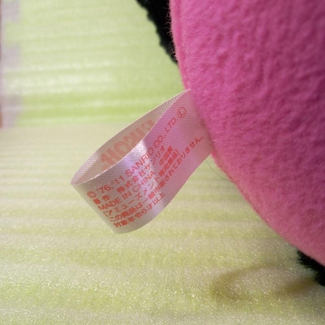 ハローキティ ぬいぐるみ EIKOH エイコー 黒 ブラック ピンク レア