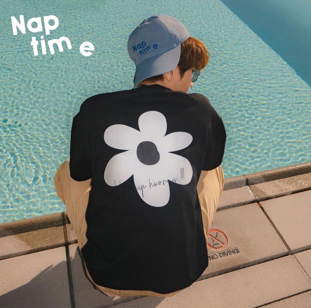 ナップタイム naptime. Nissy 西島隆弘 Tシャツ ブラックホワイト