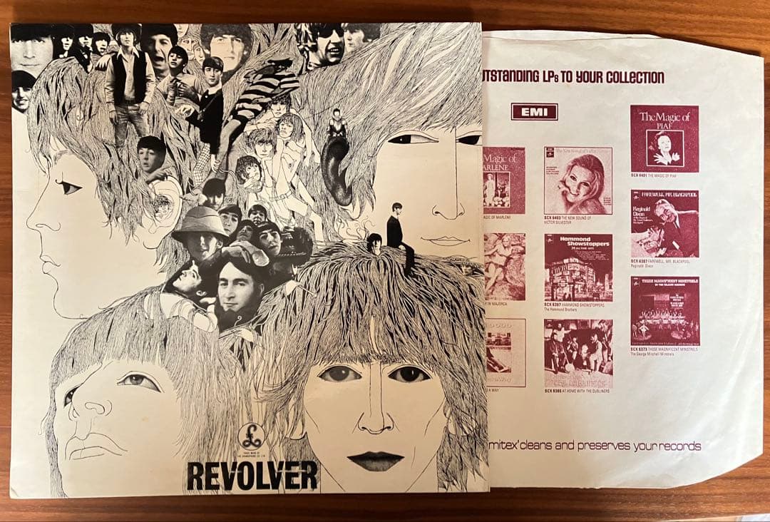 Beatles/REVOLVER UK盤 両面一桁スタンパーR/A稀少盤良音! Revolver / The Beatles【UK盤(モノラル/B面マト1＝回収マト