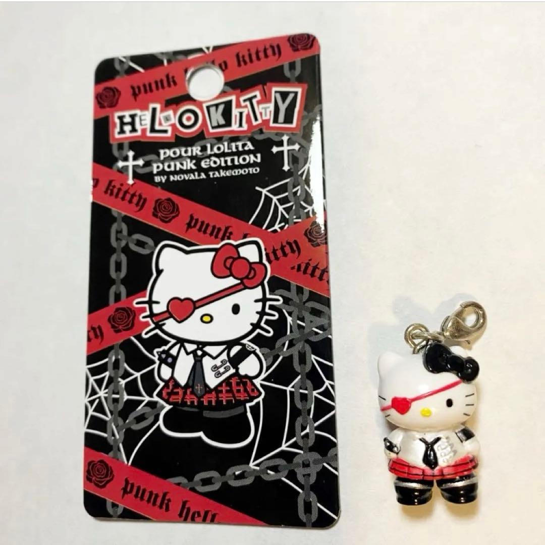 ハローキティ パンク ファスナー チャーム 嶽本野ばら ご当地キティ