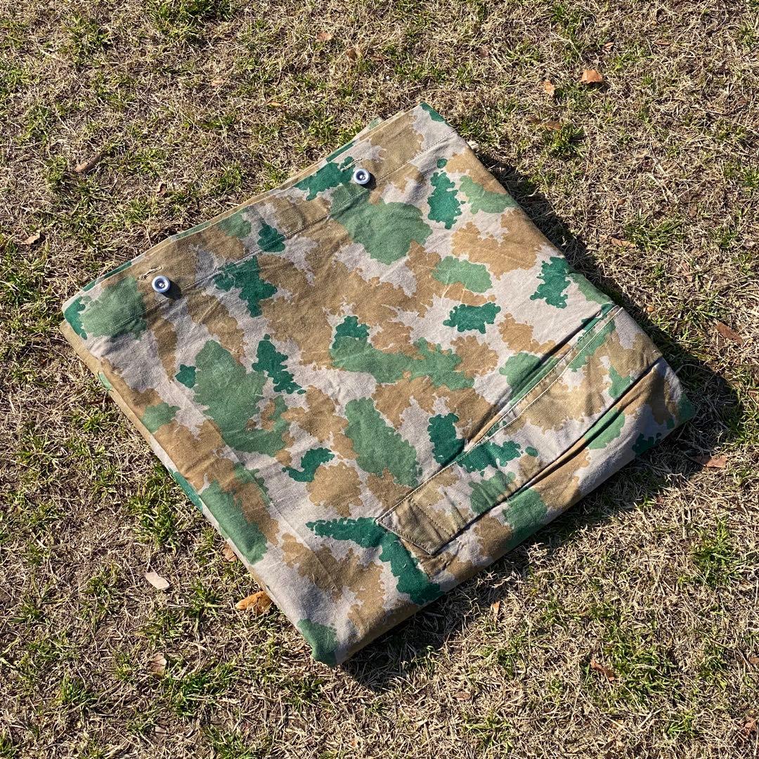 超レア】東ドイツ軍 軍幕 フローラルカモ ブルメンターンカモ 1枚