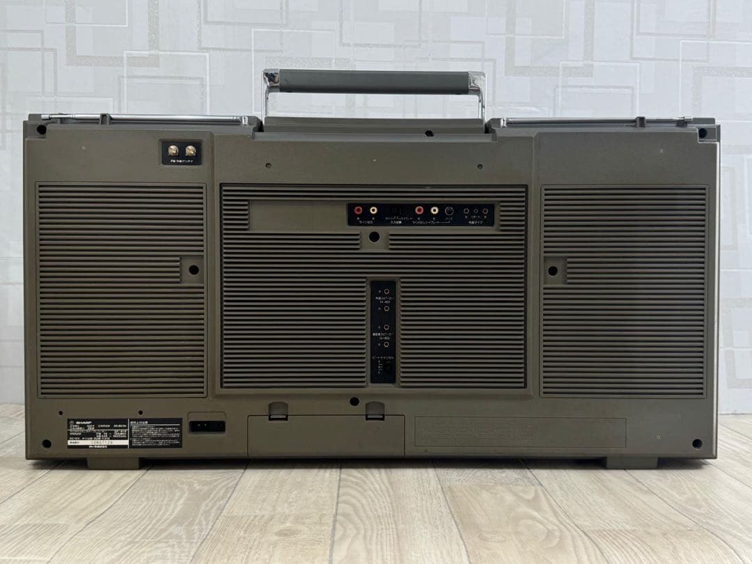 動作品｜大型高級 ラジカセ SHARPシャープ GF-919 レア レトロラジオ