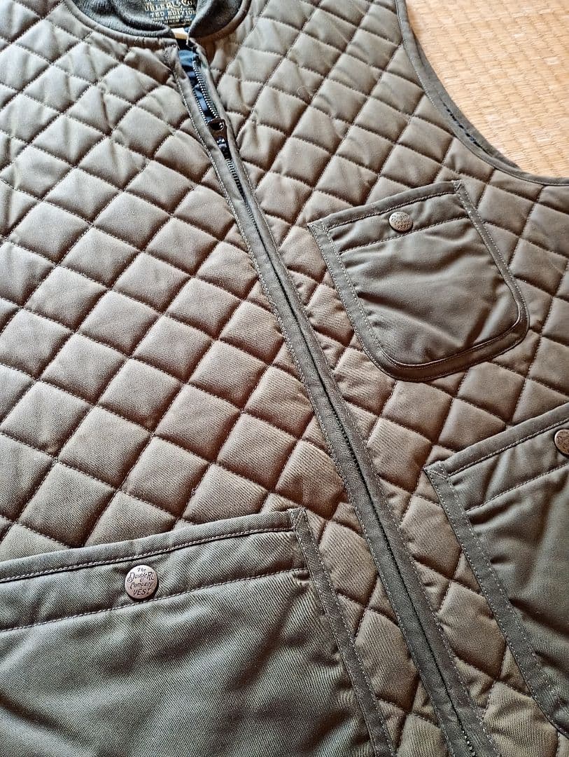 RRL リミテッド キルティングベスト バウアー ボルチモア