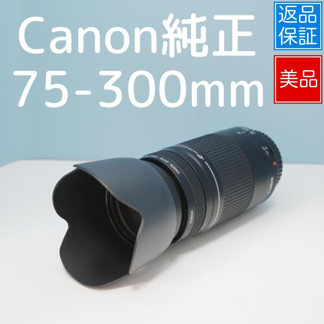 Canon純正 75-300mm 望遠レンズ 極美品 a4951 Amazon.com : Canon EF 75-300mm f/4-5.6 III Telephoto Zoom Lens for