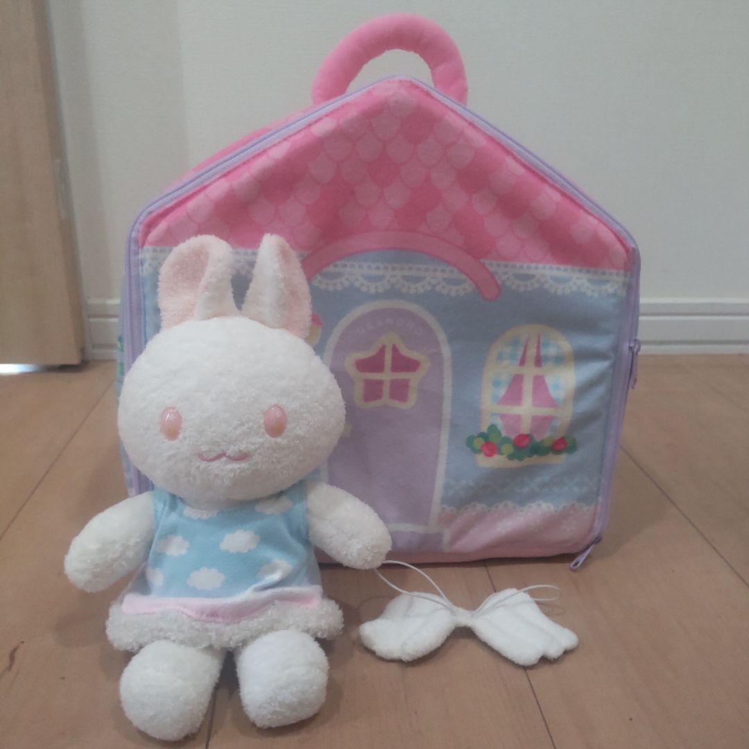 マザーガーデン うさもも おほしさまハウス ぬいぐるみ ハウス型収納
