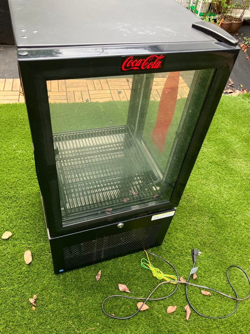 引き取り)レア⭐︎ ビンテージ コカコーラ冷蔵庫 ショーケース|mercari