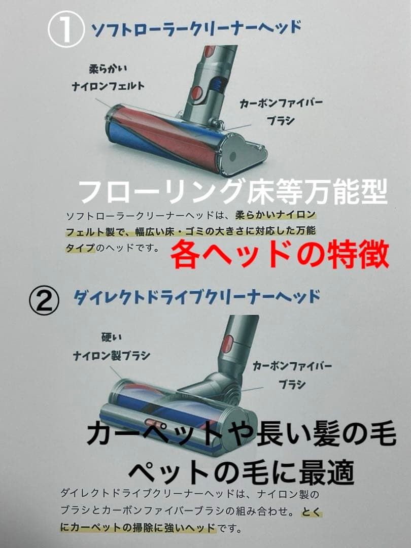 ダイソン③SV15V11 美品パイプ2ヘッドから選択 交換フィルター フルパーツ