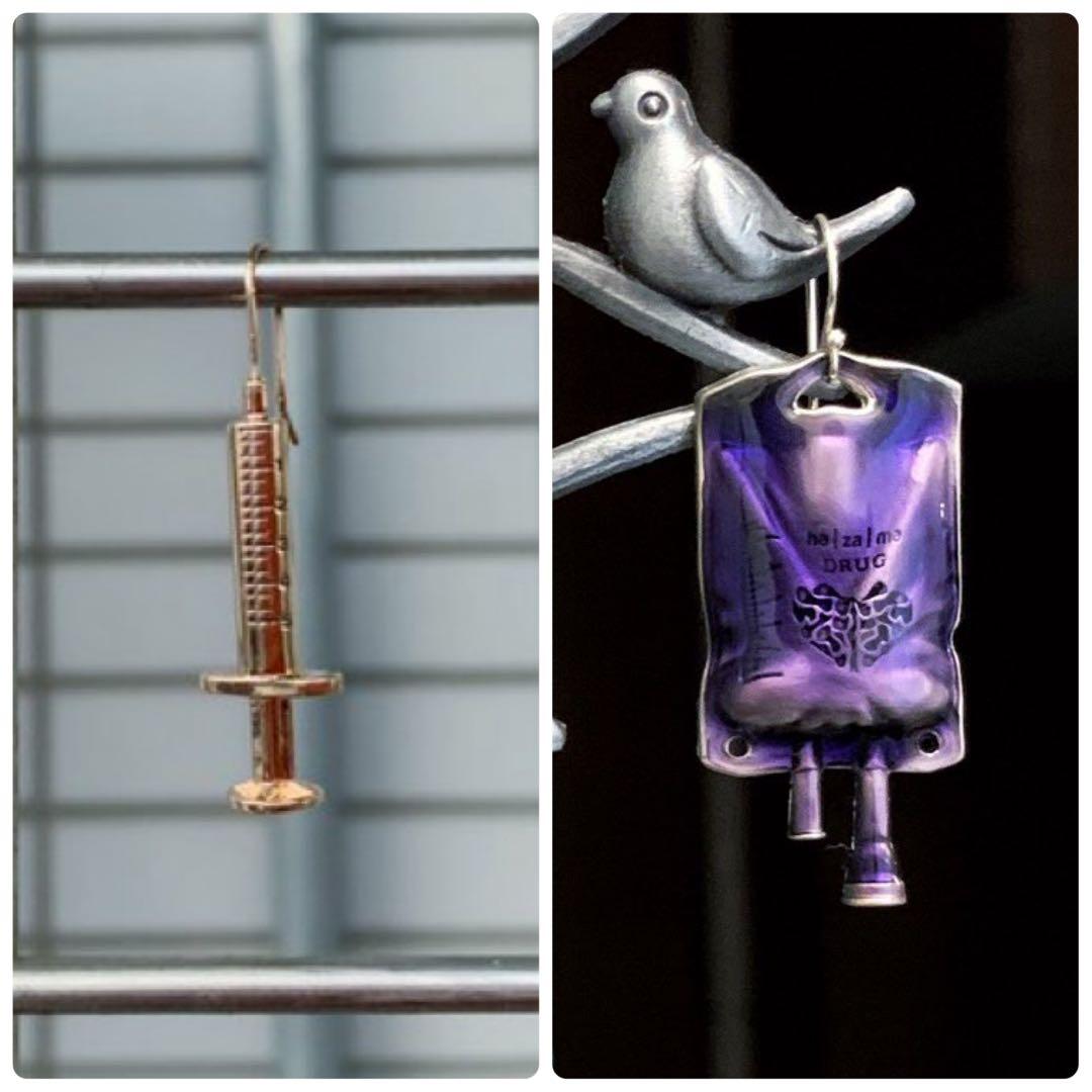 hazama 点滴ピアス 刺さるピアス - メルカリ