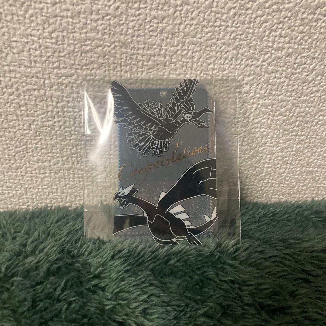 ポケモンセンター 非売品 ホウオウ＆ルギア 殿堂入りおめでとう