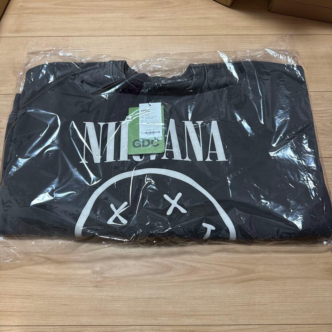 NIRVANA×GDC Collabo Crew Sweat キムタク着 XL - メルカリ