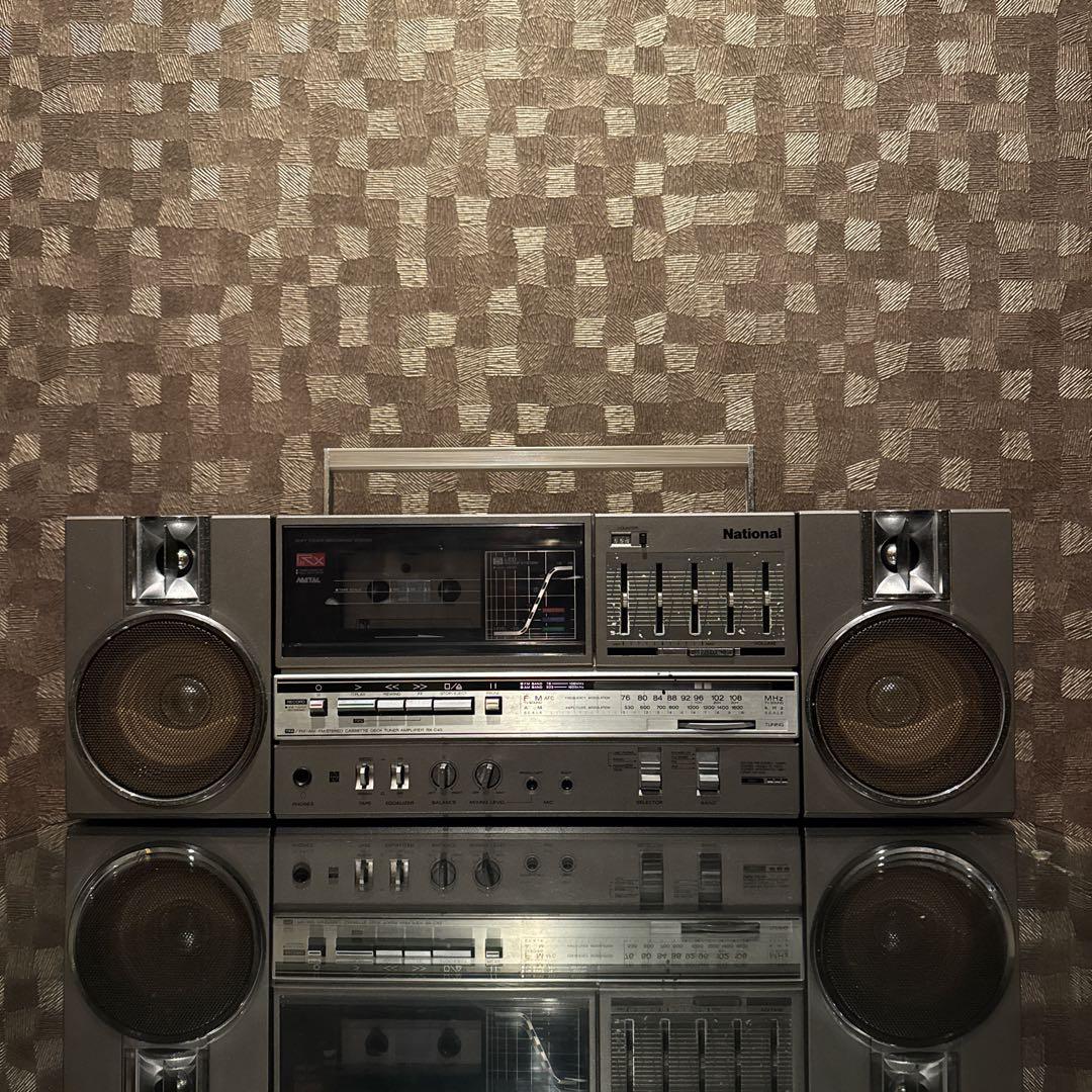National RX-C45 分離型ラジカセ FM/AMラジオOK昭和レトロ - メルカリ