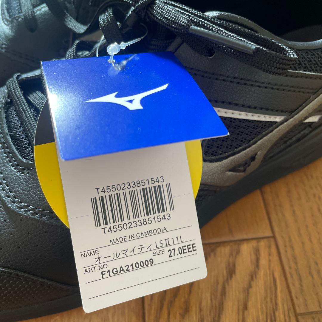 【新品・未使用品】27.0cm ミズノ　安全靴　プロテクティブスニーカー