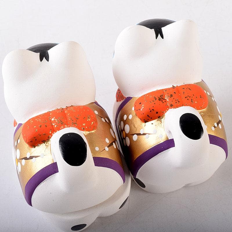 茶道具 京焼 白駒犬 干支香合 縁起物 在銘 2点まとめて V 8167 - メルカリ