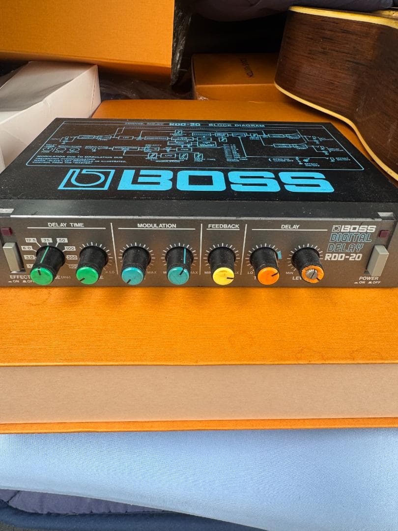 BOSS デジタルディレイ RDD-20 アダプター無し Boss RDD-20 Micro Rack Series Digital Delay | Reverb The Netherlands