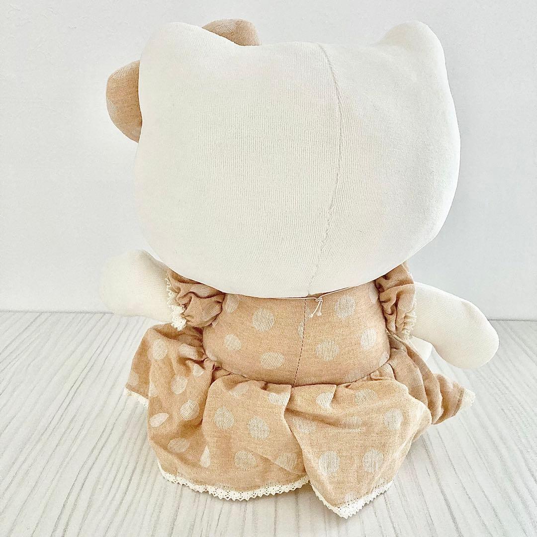 ❤️レトロ ハローキティ オーガニックコットン ぬいぐるみ (L) 激レア