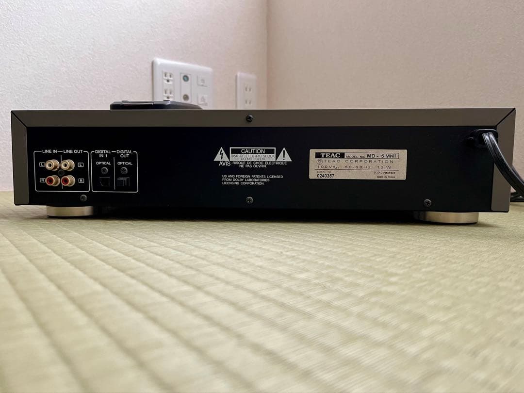ジャンク品】TEAC MD-5MKII MDデッキMDLP対応 - メルカリ