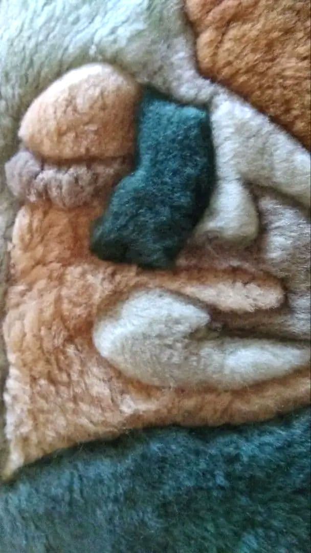 14,500⇒13,050ビンテージ 花柄 ムートン カーペット200×200 - メルカリ