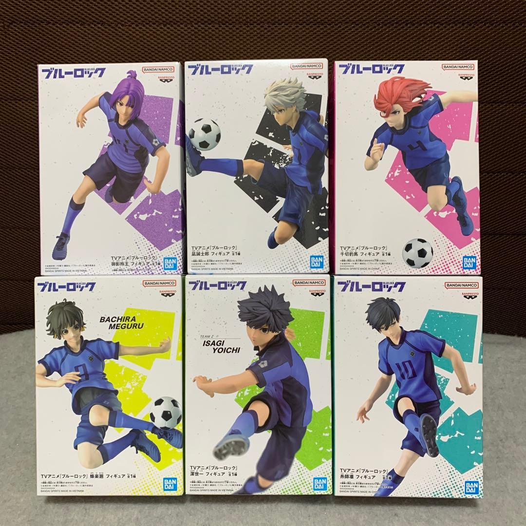 ブルーロック フィギュア 6種セット 潔 蜂楽 凛 玲王 凪 千切