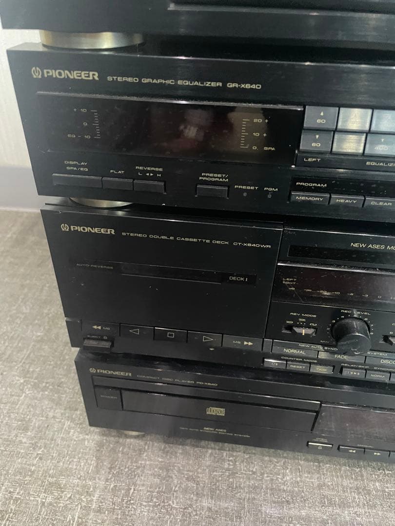 PIONEERパイオニアPRIVATEプライベートX-A5システムコンポ - メルカリ