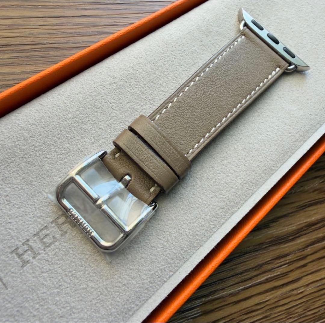 167 ほぼ未使用 Apple Watch エルメス エトゥープドゥブルトゥール