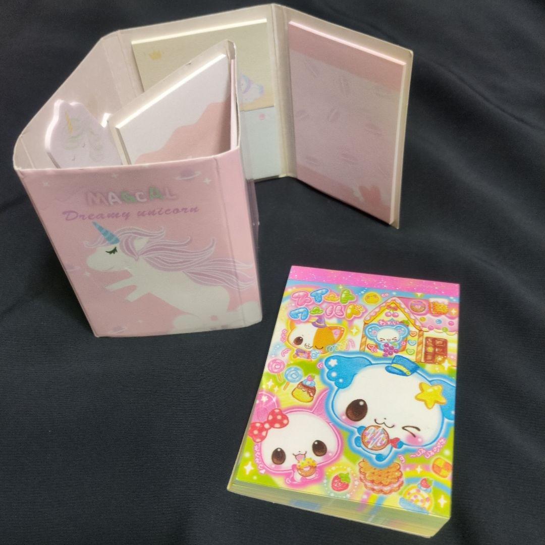 平成レトロ メモ帳 ミニレター 付箋 2点セット カミオジャパン - メルカリ