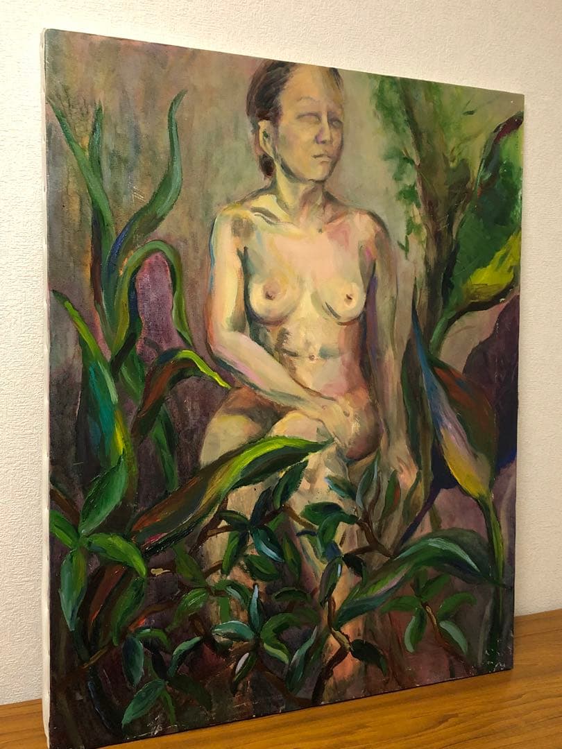 絵画　一点物　油絵　30号　micchan作