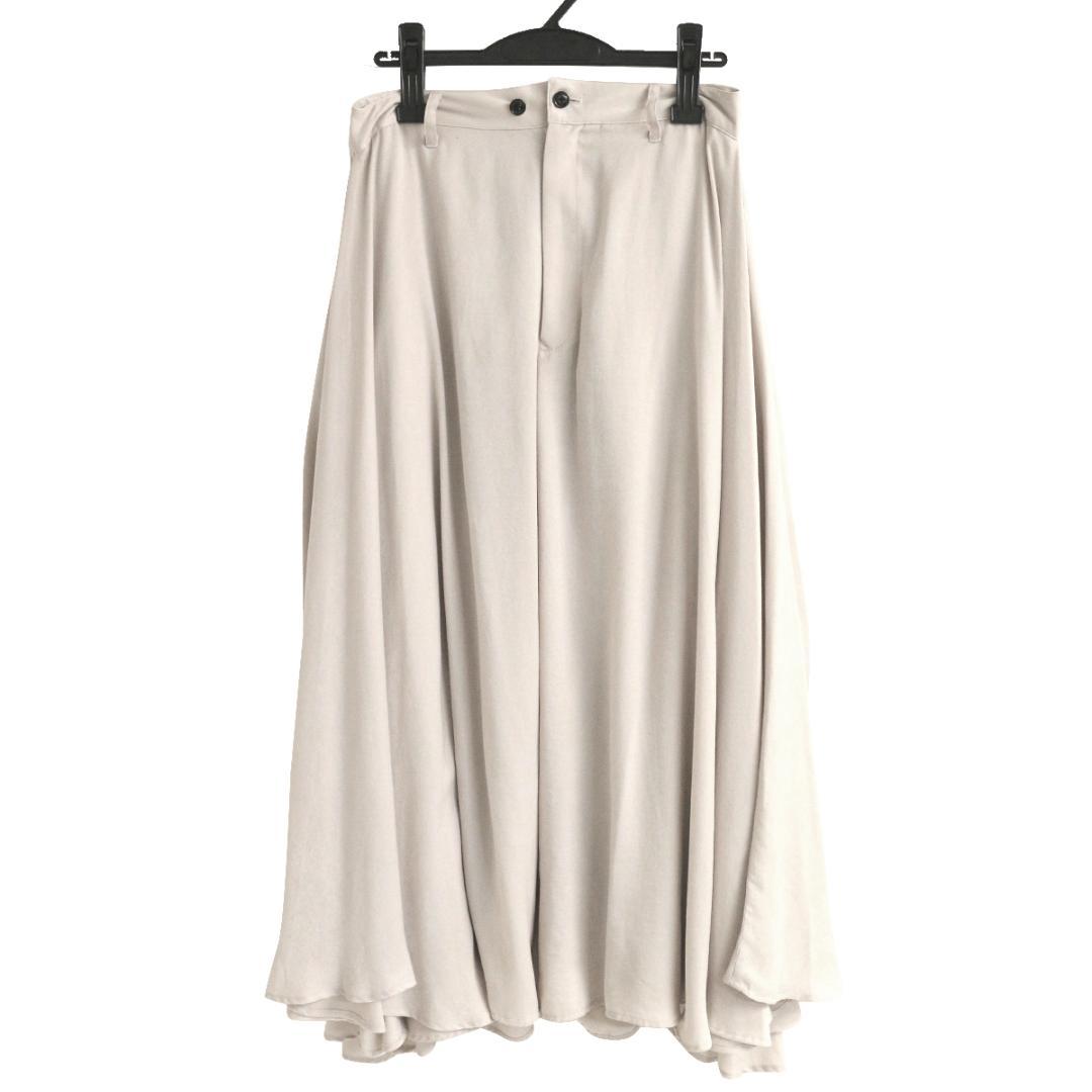 hazama 2ndライン はざま 揺らめくパンツ ブラウン M